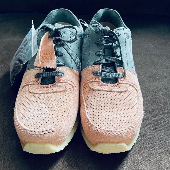 Super Rare Clarks Ronnie Fieg X Kildare Salmon Grey Suede Sneaker Chukka 9 US  M main image 8
